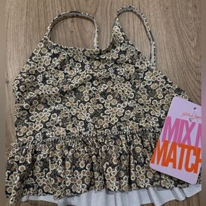 Kortni jeane 8/9 antique daisy peplum